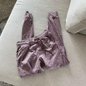 Heathered-Red Joggers